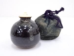 文琳茶入（仕覆付）　□z